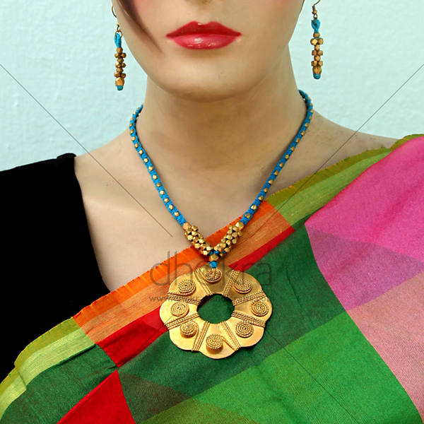 Dhokra Alyssa Avanti Set | dhokra jewellery online | Dhokra